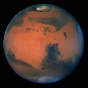 Der Planet Mars, Aufnahme vom Hubble Space Telescope Quelle: NASA